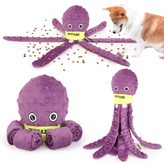 Valentine'S Day Dog Enrichment Toys,Octopus Dog Toys,Dog Snuffle Toy,Helps Pets Eat Slowly, Dog Puzzle Game Interactive Toy