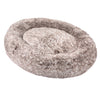 Thenapbed 1.8M Human Size Pet Bed Fluffy Calming Washing Napping Mattress Brown
