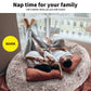 Thenapbed 1.8M Human Size Pet Bed Fluffy Calming Washing Napping Mattress Brown