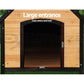 I.Pet Dog Kennel Extra Large Wooden House Outdoor Pet Puppy Kennels Weatherproof
