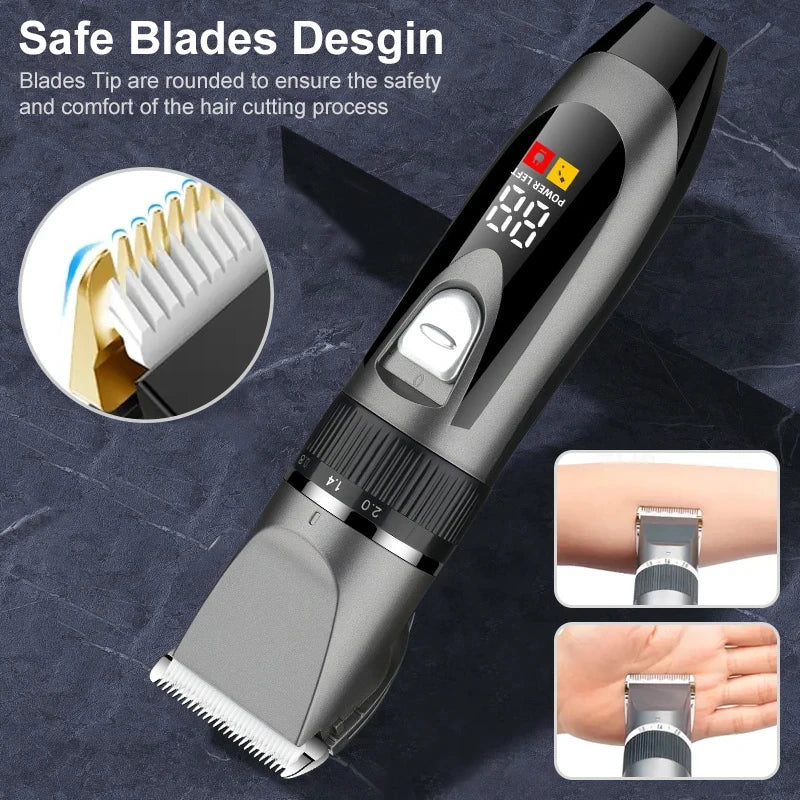 Dog Clipper Dog Hair Clippers Grooming (Pet/Cat/Dog/Rabbit) Haircut Trimmer Shaver Set Petsfader