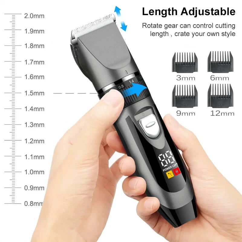Dog Clipper Dog Hair Clippers Grooming (Pet/Cat/Dog/Rabbit) Haircut Trimmer Shaver Set Petsfader