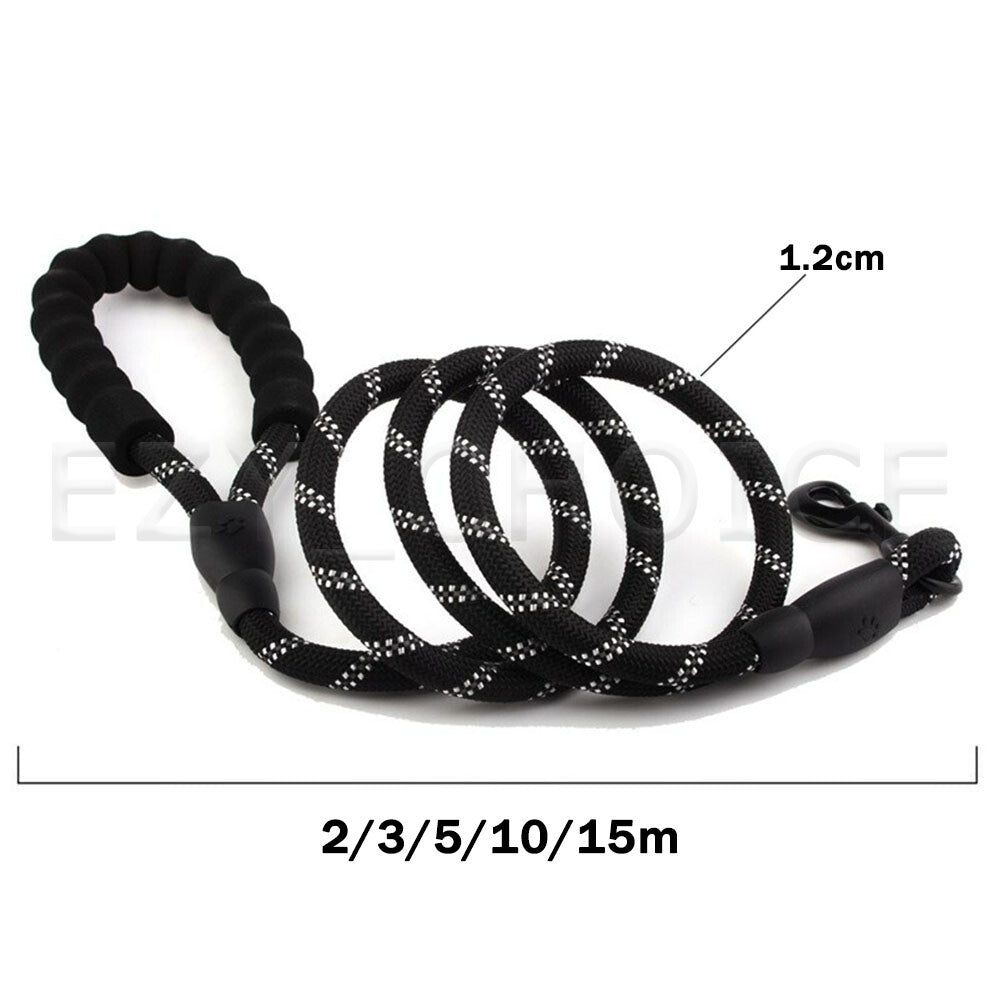 Pet Strong Rope Long Nylon Training Dog Puppy Leash Heavy Duty Lead Soft Handle