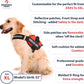 Service Dog Vest with Hook and Loop Straps and Handle - Harness Is Available in 8 Sizes from XXXS to XXL - Service Dog Harness Features Reflective Patch and Comfortable Mesh Design Bright Red