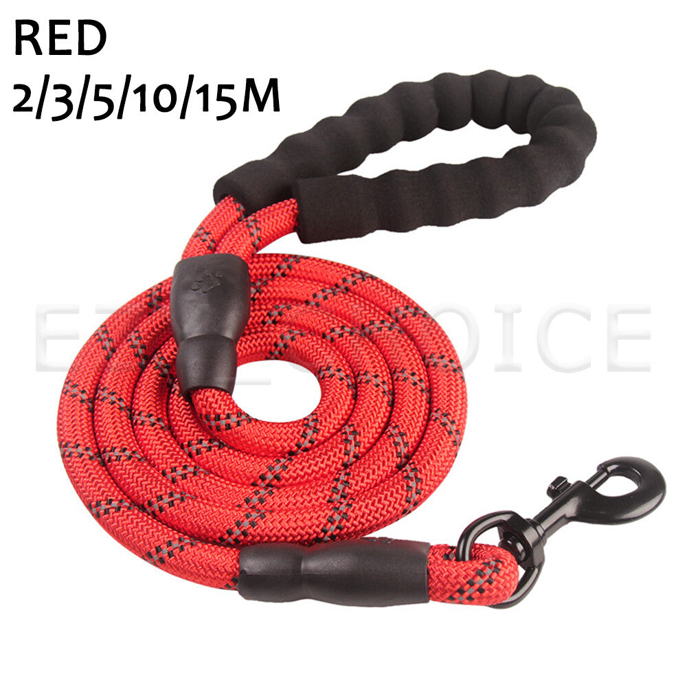 Pet Strong Rope Long Nylon Training Dog Puppy Leash Heavy Duty Lead Soft Handle