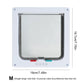Dog Cat Kitten Flap Puppy Kitten Safety In&Out Pet Door with 4 Way Security Lock Door Pet Doors Sliding Door Safety Pet Door