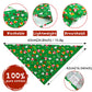 New 50Pcs Dog Bandana Christmas Pet Accessories Winter Pet Dog Cat Bandanas Scarf Cotton Pet Supplies Dog Grooming Accessories