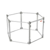 Pawz Pet Playpen Transparent Acrylic Clear Folding Dog Fence Kennel 6 Panel