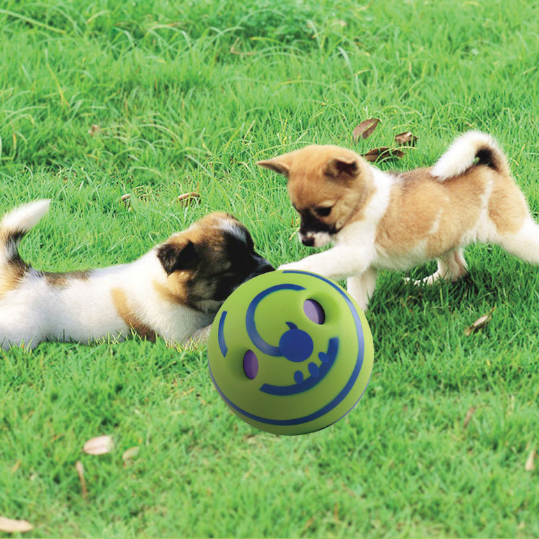 Pet Giggle Ball 15Cm Interactive Sound Toy for Indoor and Outdoor Fun
