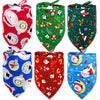 New 50Pcs Dog Bandana Christmas Pet Accessories Winter Pet Dog Cat Bandanas Scarf Cotton Pet Supplies Dog Grooming Accessories