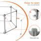Pawz Pet Playpen Transparent Acrylic Clear Folding Dog Fence Kennel 6 Panel