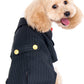 Pet - Oscar Formal Tuxedo with Black Tie and Red Bow Tie - Color: Black, Size: Small