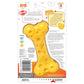 Nylabone Cheese Bone Power Chew Toy for Dogs, Cute Dog Toys for Aggressive Chewers, Cheese Flavor, Medium Dogs - Up to 35 lbs, 1 Count