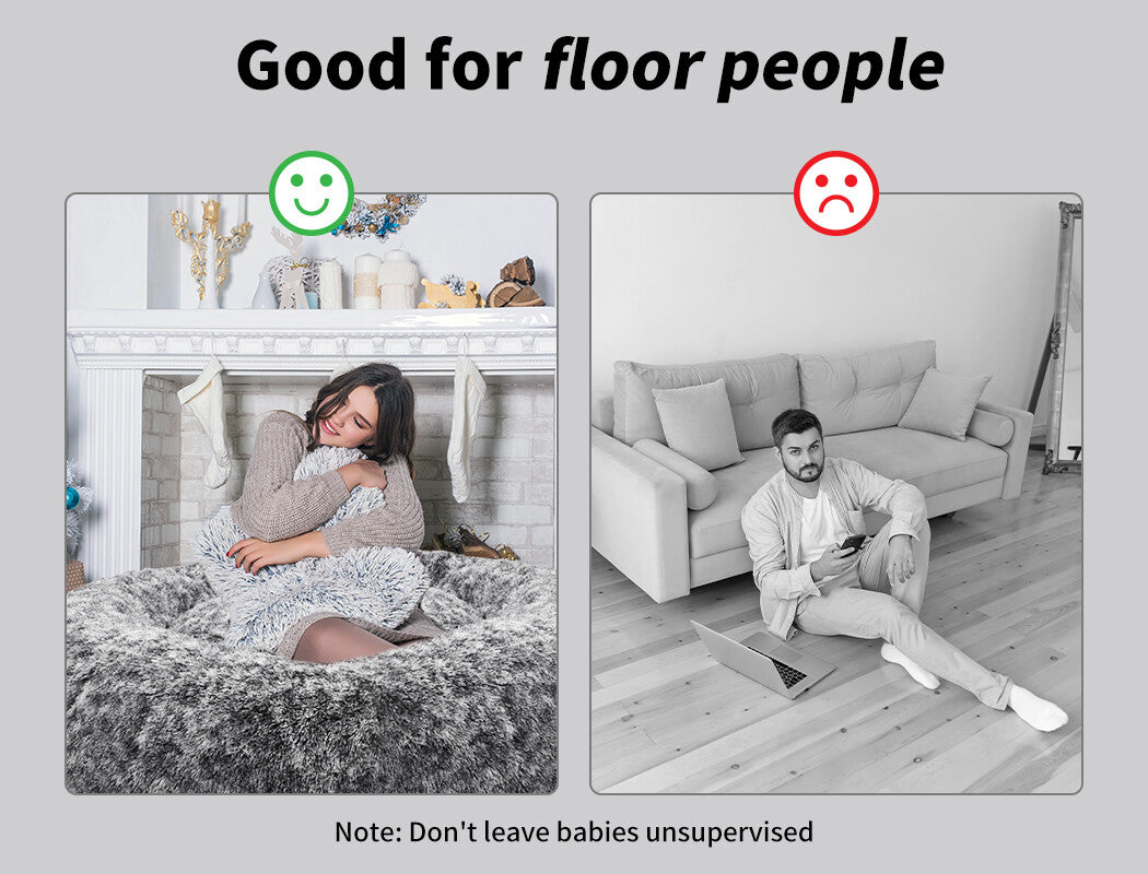 Thenapbed Human Size Pet Bed Calming Mattress Sofa Sleeping Floor Mat Cushion