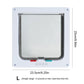 Dog Cat Kitten Flap Puppy Kitten Safety In&Out Pet Door with 4 Way Security Lock Door Pet Doors Sliding Door Safety Pet Door