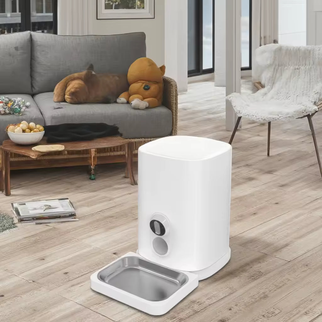 6L Large Capacity Intelligent Wifi Automatic Pet Feeder for Pet Cats Dogs Smart Food Dispenser APP Timer Pet Feeding Bowl