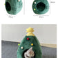 Pet Cat Bed Christmas Comfortable Pet Bed Christmas Tree Winter Warm Pets Nest Cat House Mat Dog Bed for Cats Litter Kennel Home