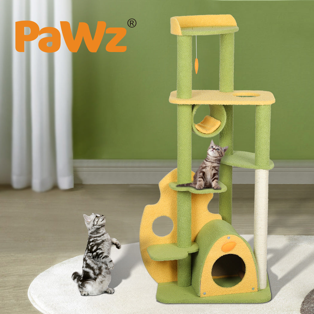 Pawz Cat Tree Kitten Furniture Condo Scratching Post Scratcher Multi-Level