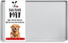 Dog Food Mat – Waterproof Dog Bowl Mat for Food and Water, Silicone Pet Feeding Mats for Floors, Non-Slip Placemat with High Edges for Dogs Bowls, Puppy Essentials (Large: 24"X16", Mist)
