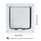 Dog Cat Kitten Flap Puppy Kitten Safety In&Out Pet Door with 4 Way Security Lock Door Pet Doors Sliding Door Safety Pet Door