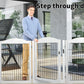 Pawz 6 Panels Pet Dog Playpen Puppy Exercise Cage Enclosure Fence Indoor White
