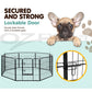 I.Pet Pet Dog Playpen Enclosure 8 Panel Cage 32" Puppy Exercise Fence Playpen XL