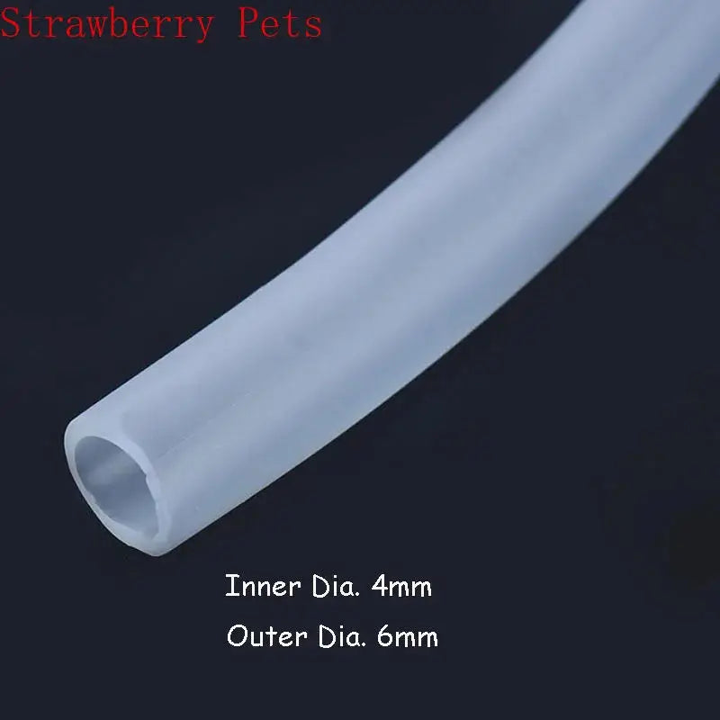 Silicone Aquarium Oxygen Pump Hose, Air Bubble Stone, Fish Tank, Pond Pump Tube, Food Grade Material, 4*6Mm, 1M, 3M, 5M, 10M