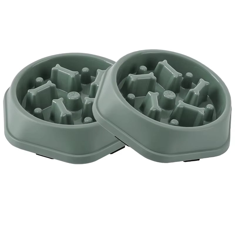 Slow Feeder Dog Bowl Anti-Choking Slow Feeding Bowls for Dogs Anti-Slip Pet Slow Eat Dishes Puzzle Bowls for Small Medium Dogs