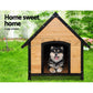 I.Pet Dog Kennel Extra Large Wooden House Outdoor Pet Puppy Kennels Weatherproof