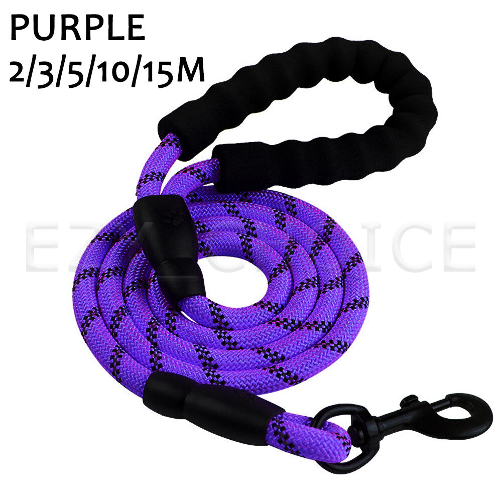 Pet Strong Rope Long Nylon Training Dog Puppy Leash Heavy Duty Lead Soft Handle
