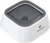 Travel Bowl, No Spill, No Drip Slow Water Feeder/Dispenser for Dogs, Cats, 35Oz/1L (Grey)